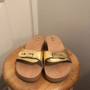 COPY - Dr Scholls Gold Sandel Made In Italy